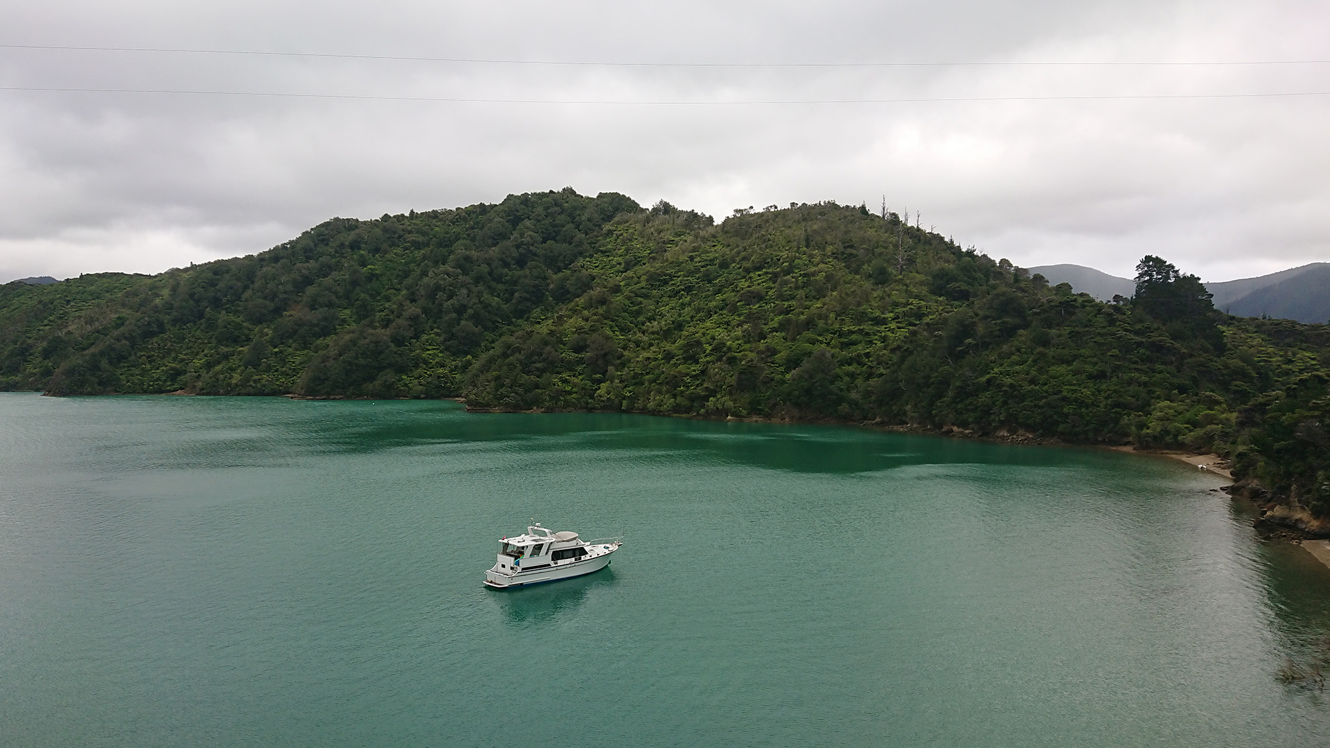 The Oriental Lady moored in Take In Bay The Oriental Lady moored in Take In Bay